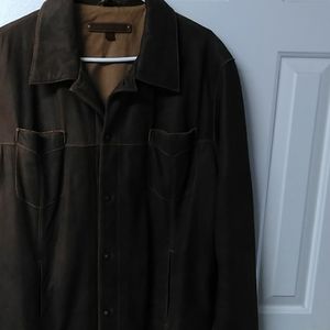 Leather jacket waist length